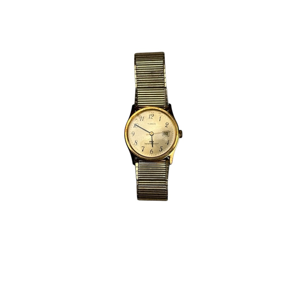 Vintage Women’s Timex Spiedel Stretch Band Gold Tone Quartz 1960s Needs Repair